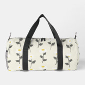 Daisy Zeichnend I Individuelle Name Duffle Bag (Rückseite)