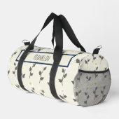 Daisy Zeichnend I Individuelle Name Duffle Bag (Rechte Ecke)