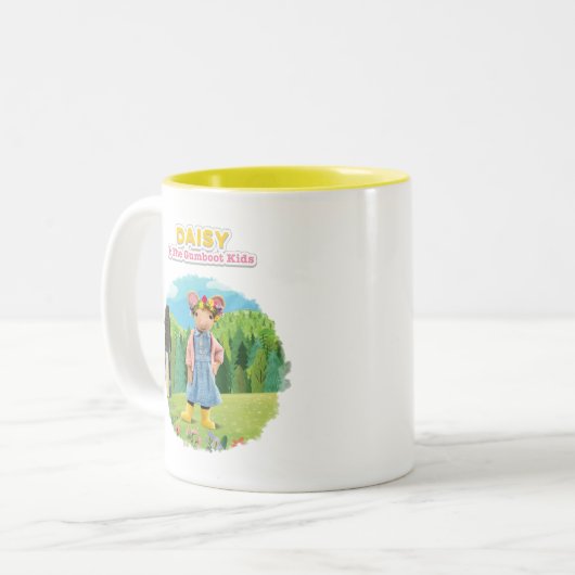 Daisy Zweifarbige Tasse (Vorderseite Links)