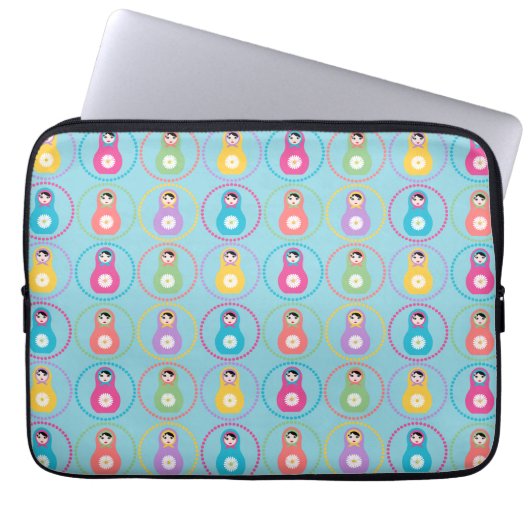 Daisyflower Laptopschutzhülle (Vorderseite)