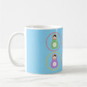 Daisyflower Matryoshka Kaffeetasse (Links)