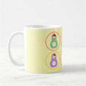 Daisyflower Matryoshka Kaffeetasse (Links)