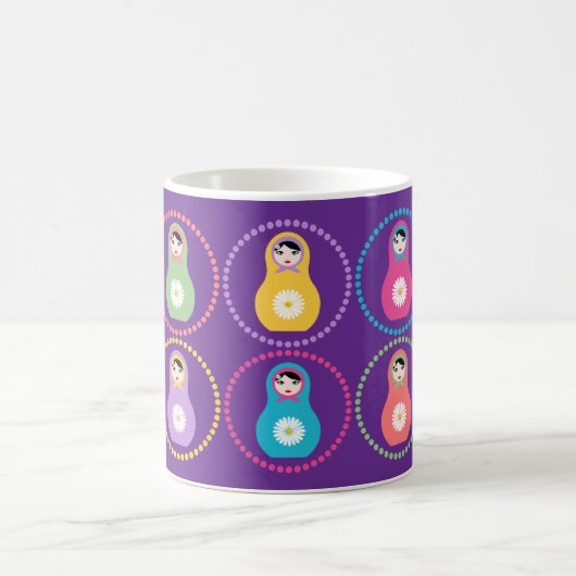 Daisyflower Matryoshka Kaffeetasse (Mittel)