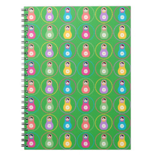 Daisyflower Matryoshka Notizblock