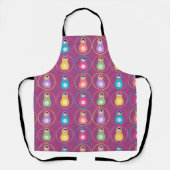 Daisyflower Matryoshka Schürze (Vorderseite)