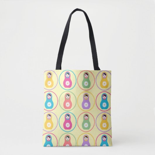 Daisyflower Matryoshka Tasche (Vorderseite)