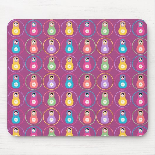 Daisyflower-Muster Mousepad (Vorne)