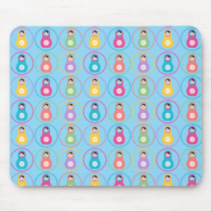 Daisyflower-Muster Mousepad