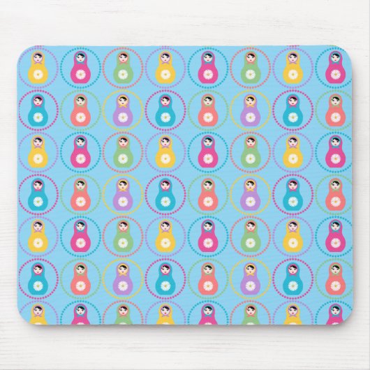 Daisyflower-Muster Mousepad (Vorne)