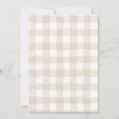 DaisyLittle Wildflower Floral Baby Sprinkle Invite Einladung (Rückseite)