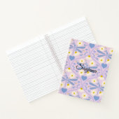 Daisy's and Dragon Print Spiral Note Book Notizblock (Innenseite)