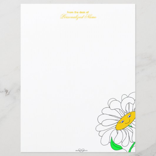 Daisy's Delight Unlinated Paper Sheet (Vorderseite)