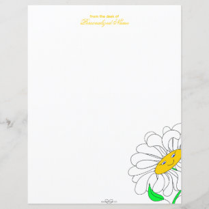 Daisy's Delight Unlinated Paper Sheet