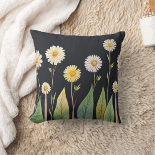 Daisy's in der Nacht Kissen