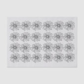 Daisys in grau seidenpapier (Vorderseite)