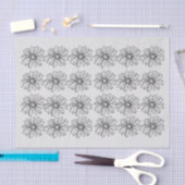 Daisys in grau seidenpapier (Handwerk)