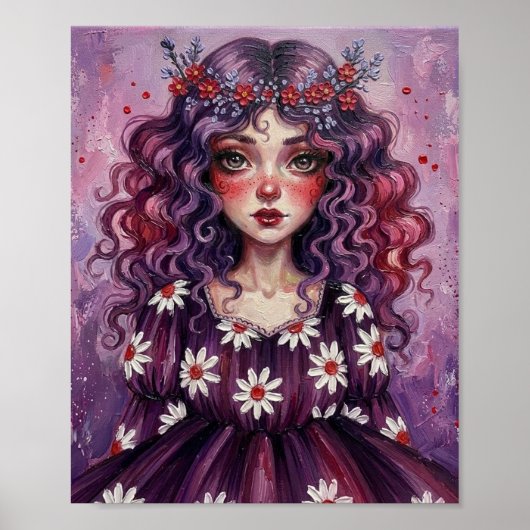 DaisyWitchPortrait  Poster (Vorne)