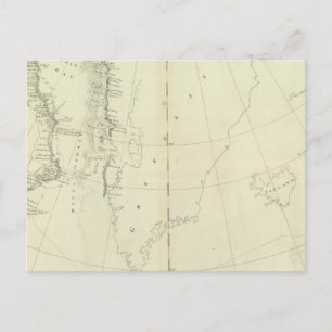 Daivs Straight und Baffin Islands Bay Postkarte