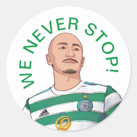 Daizen Maeda We Never Stop Sticker (Vorderseite)