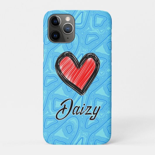 Daizy  Luggage Tag Case-Mate iPhone Hülle (Rückseite)