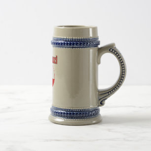Daj Mi Buzi Eagle Heart Bierglas