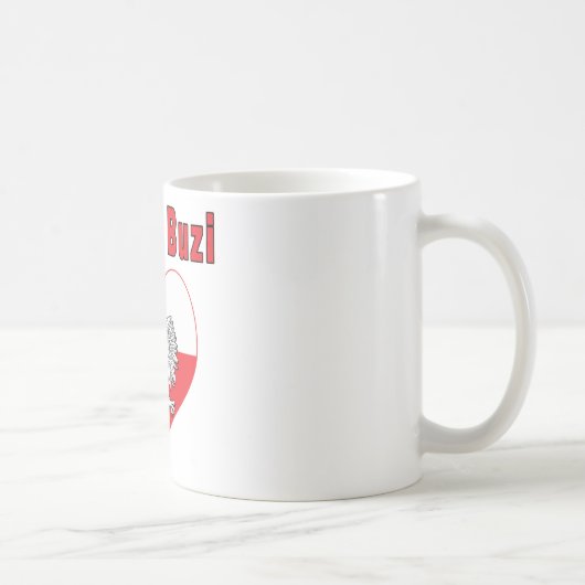 Daj Mi Buzi Eagle Heart Kaffeetasse (Rechts)
