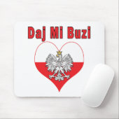 Daj Mi Buzi Eagle Heart Mousepad (Mit Mouse)