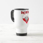 Daj Mi Buzi Eagle Heart Reisebecher (Vorderseite Links)