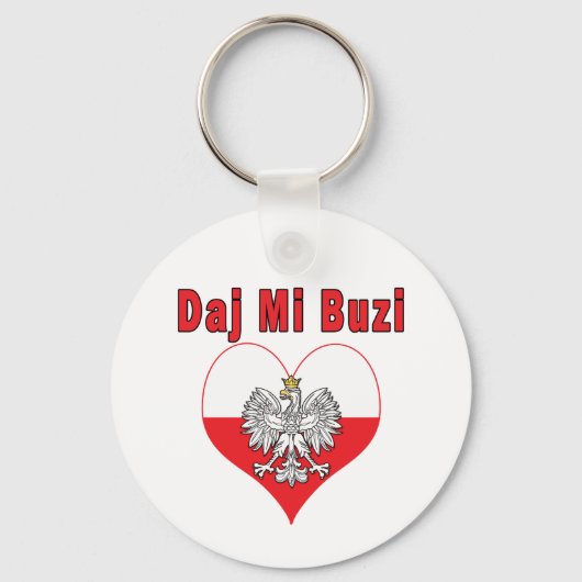 Daj Mi Buzi Eagle Heart Schlüsselanhänger (Vorderseite)