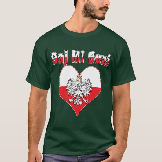 Daj Mi Buzi Eagle Heart T-Shirt (Vorderseite)
