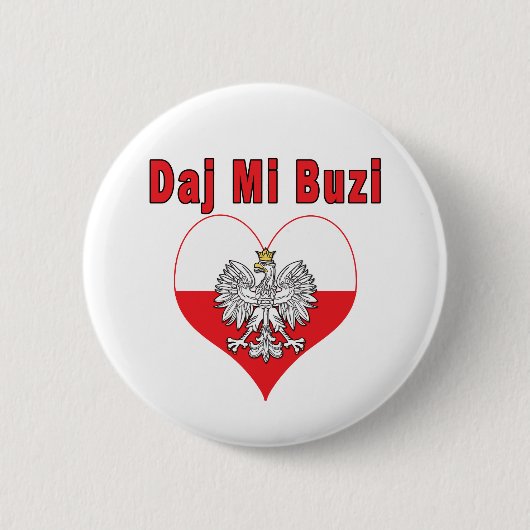 Daj MI Buzi Eagle Herz Button (Vorderseite)