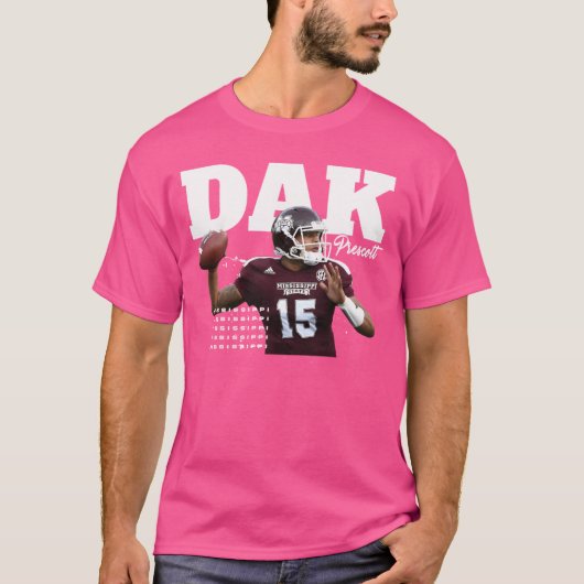 Dak Prescott No.15 Fan Jersey T-Shirt (Vorderseite)