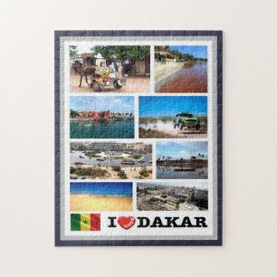 Dakar I Liebe - Senegal - Puzzle