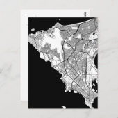 Dakar Senegal Map Postkarte (Vorne/Hinten)