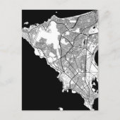 Dakar Senegal Map Postkarte (Vorderseite)