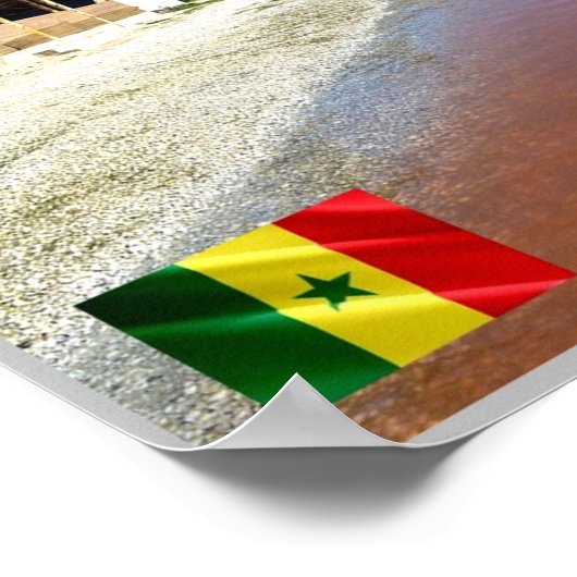 Dakar - Senegal - Panorama - Poster (Ecke)