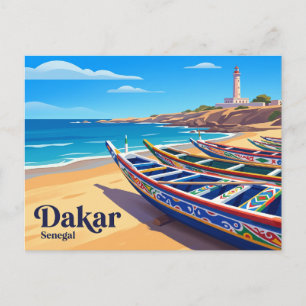Dakar Senegal Postkarte