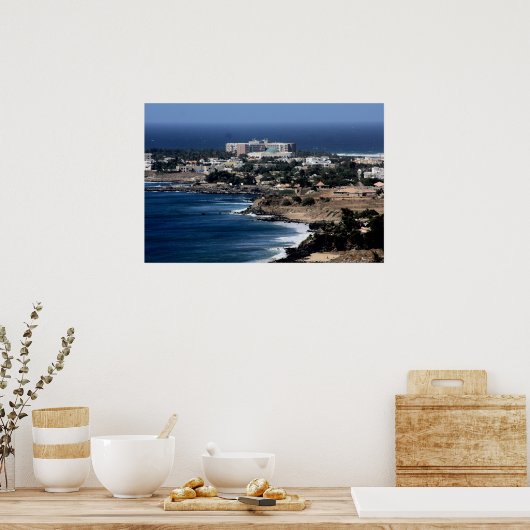 Dakar, Senegal, West Coast Leinwand Poster (Küche)