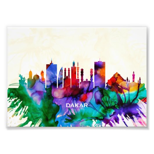 Dakar Skyline Fotodruck (Vorne)