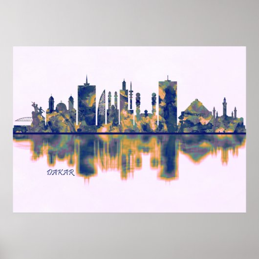 Dakar Skyline Poster (Vorne)