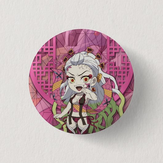 Daki Upper Moon 6 Chibi Button (Vorderseite)