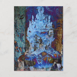 Dakini-Emanation Blau-Träumer Postkarte