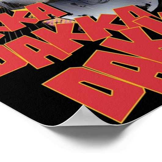 Dakka Dakka Orc Poster (Ecke)