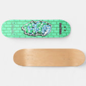 Dakota 02 ~ Custom Graffiti Art Pro Skateboard (Horizontal)