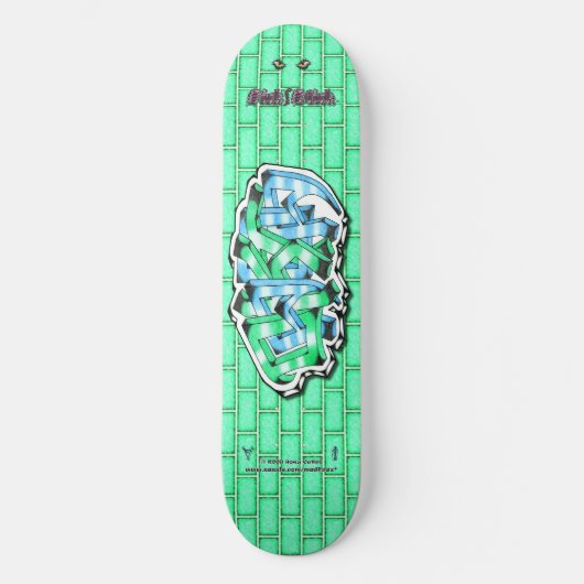 Dakota 02 ~ Custom Graffiti Art Pro Skateboard (Vorderseite)