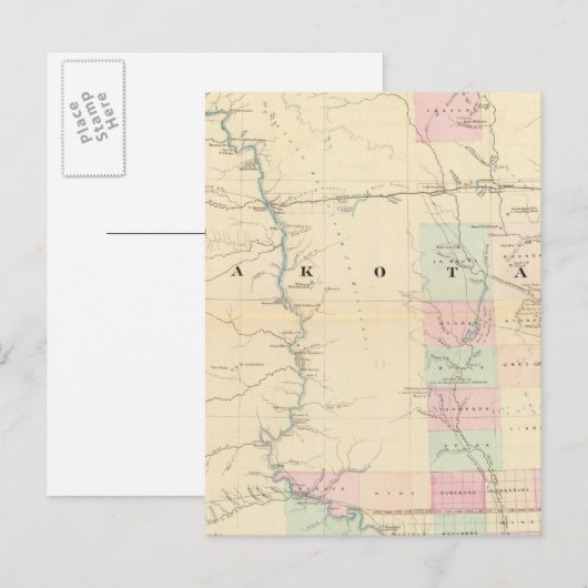 Dakota 2 postkarte (Vorne/Hinten)