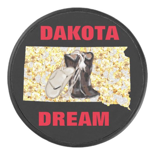 DAKOTA DREAM EISHOCKEY PUCK (Vorderseite)