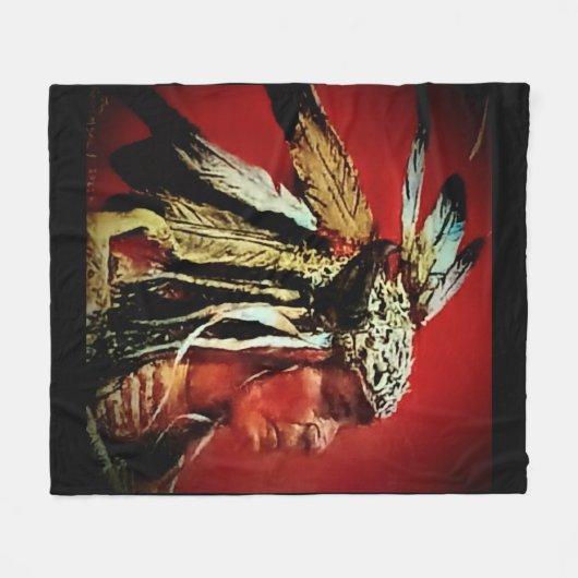 "Dakota" Fleece Blanket (Vorderseite (Horizontal))