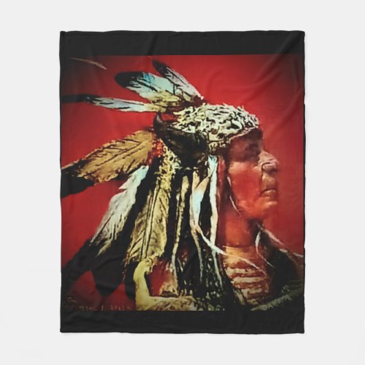 "Dakota"-Fleece-Decke Fleecedecke (Vorderseite)