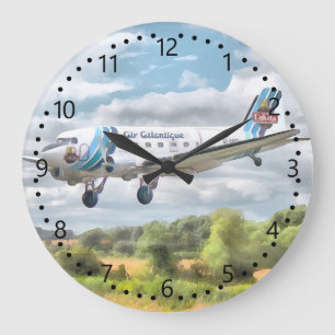 Dakota "klärte sich, um Zahl/winzige Skala zu Große Wanduhr